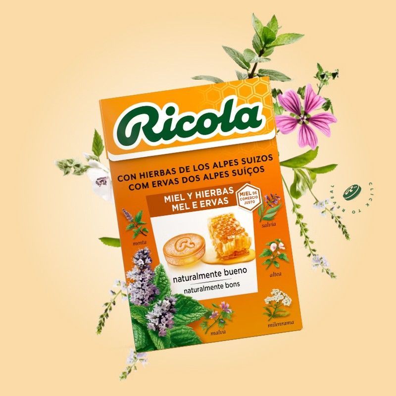 Ricola Caramelos de Miel y Hierbas