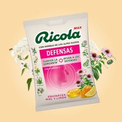 Ricola Max Defensas Caramelos de Equinácea, Miel y Limón 70 g