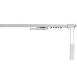 Riel cortina extensible. Riel Extensible Corr.Reforz.Bco.71/122C