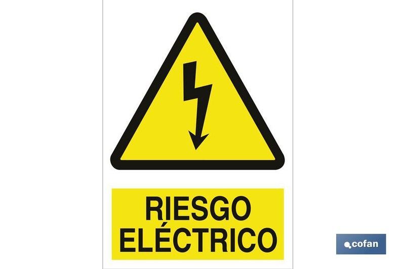 Riesgo Eléctrico Señal Poliestireno