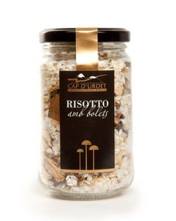 Risotto con setas vidrio 250g urdet