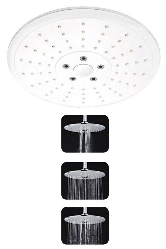 Rociador ducha SR01 24,5 cm redondo Aquassent