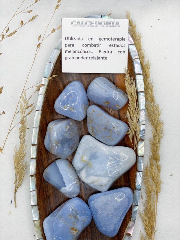 Rodado de Calcedonia azul