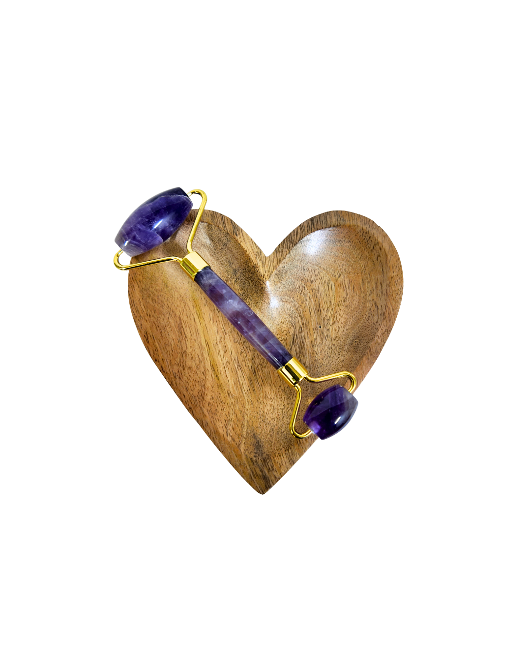 Rodillo Masajeador de Amatista - Relajación y Calma