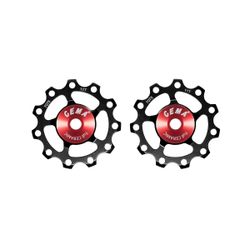 Roldanas Cema 9/10/11V(11T) Aluminio-Negro-Full Cer�mico