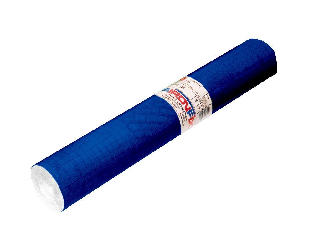 Rollo Adhesivo Aironfix Unicolor Azul Mate Oscuro 67150 -Rollo de 20 Mt