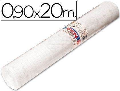 Rollo Adhesivo Aironfix Unicolor Transparente 67001 -Rollo de 90 cm X 20 Mt