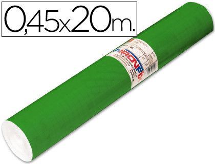Rollo Adhesivo Aironfix Unicolor Verde Brillo 67047 -Rollo de 20 Mt