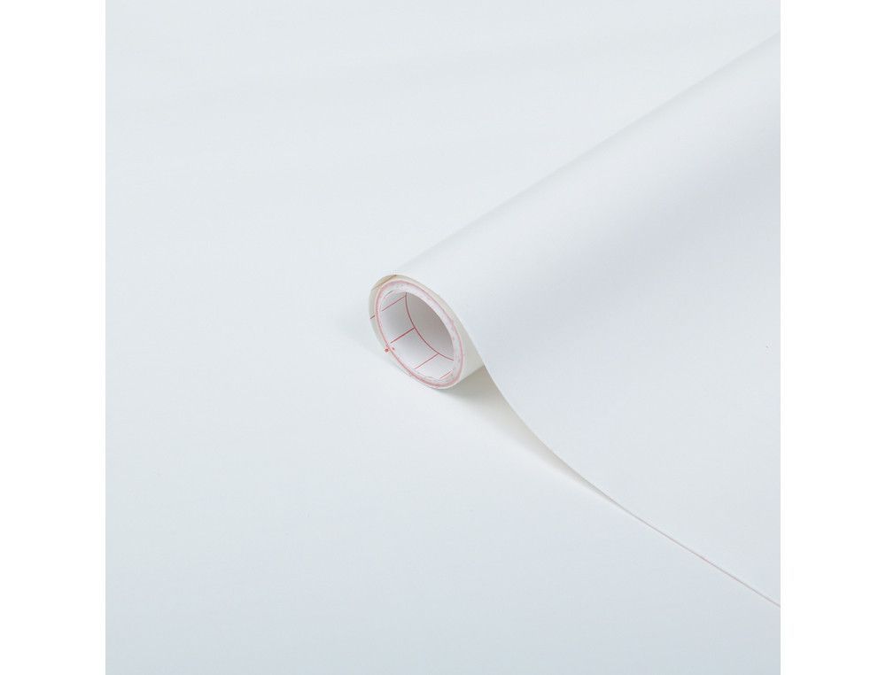 Rollo adhesivo d-c-fix blanco mate ancho 45 cm largo 15 mt