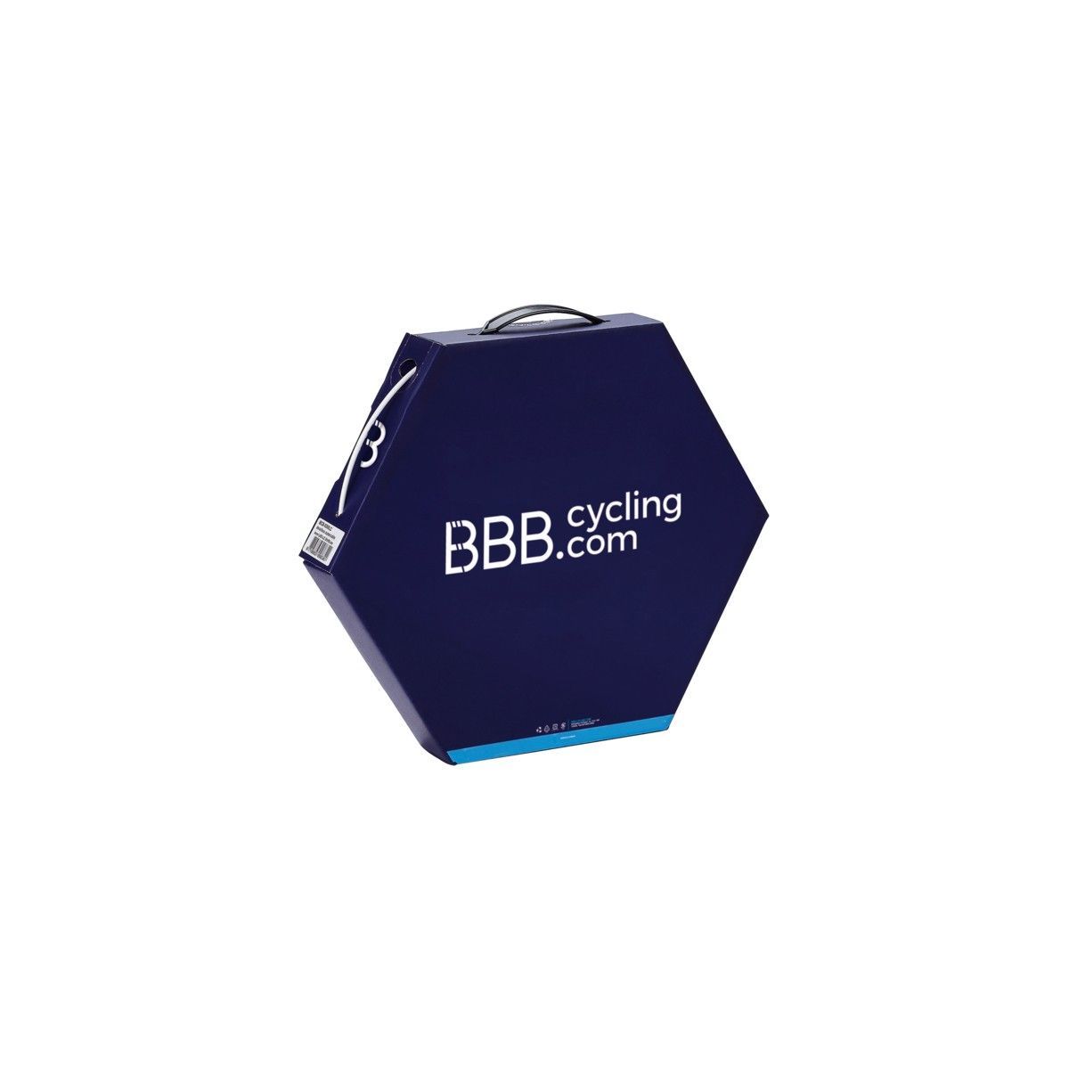 Rollo de 50 m de funda de desviador BBB "ShiftLine" lubricada, 4mm, blanco