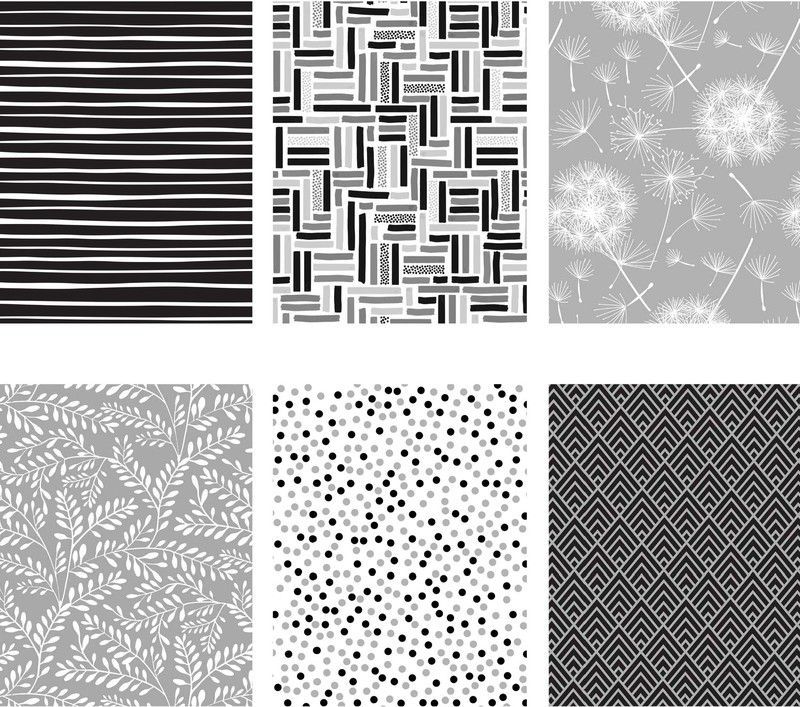 Rollo de papel de regalo de 70 cm x 2 m. Black&white