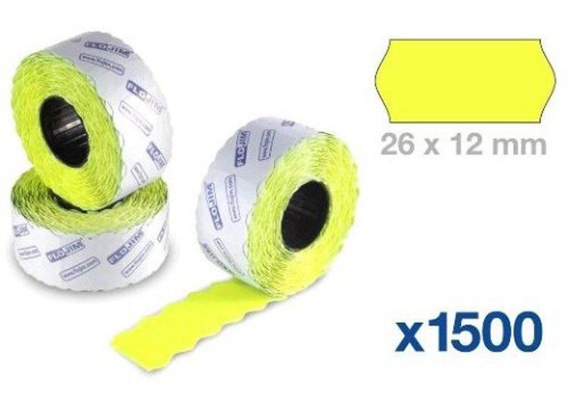 Rollo Etiquetar Maquina 26X12 5005Amaril