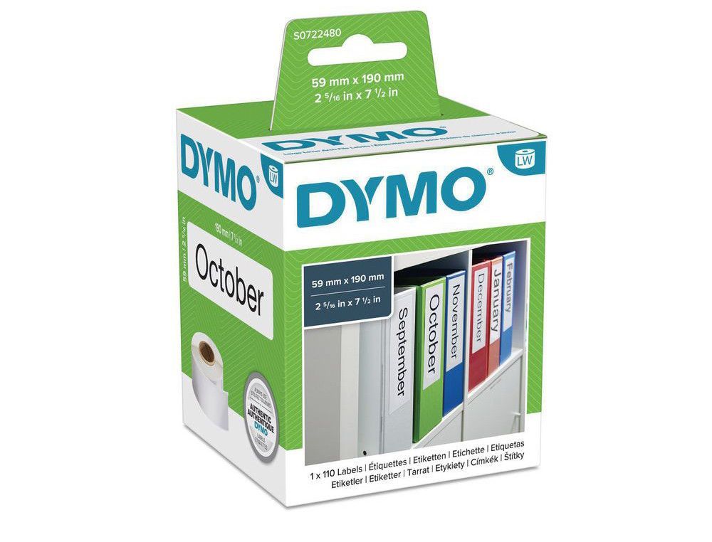 Rollo etiquetas LW BL 99019 Dymo (59x190 mm )