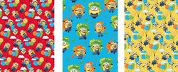 Rollo Papel de Regalo 2 mt Minions-1