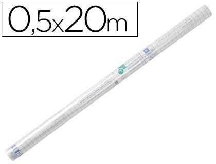 Rollo Plastico Adhesivo para Laminar Liderpapel 0.50X20 Mt80 Mc Removible