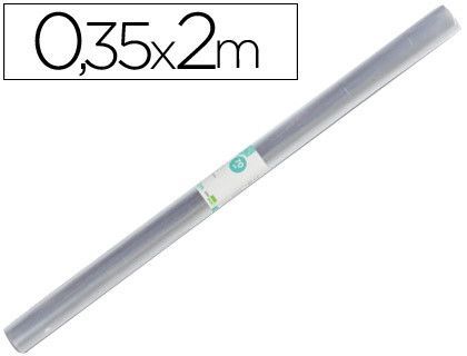 Rollo Plastico Forralibros 0,35X2 Mt Liderpapel