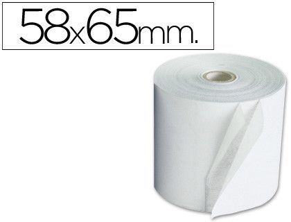 Rollo Sumadora Electro 58 mm Ancho X 65 mm Diametro