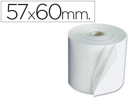 Rollo sumadora exacompta electro 57 mm x 60 mm 60 g/m2