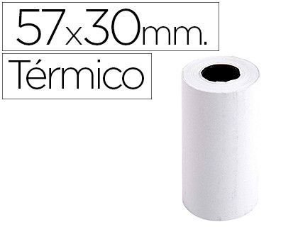 Rollo sumadora exacompta termico 57 mm x 30 mm 55 g/m2