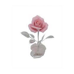 Rosa Latón 13cm NF0050D-RS Rosada Base Mineral Rosada