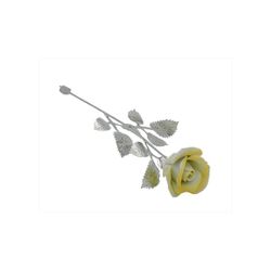 Rosa Tallo Latón 26cm NF0050M-A Amarilla