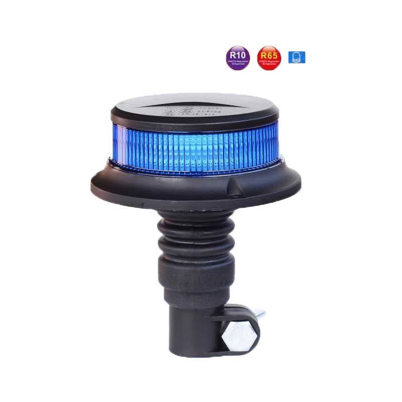Rotativo de LED azul con homologación R65 con pincho flexible GF-57LEDS