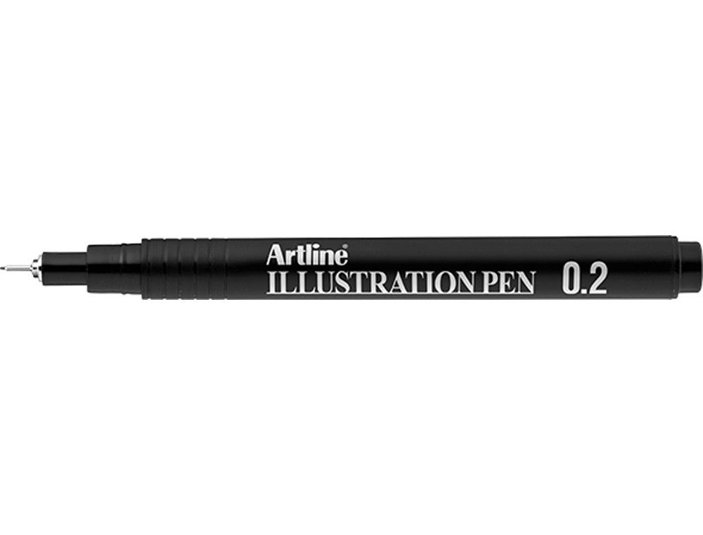 Rotulador artline calibrado micrometrico negro illustration pen ek-282iln punta poliacetal 0,2mm