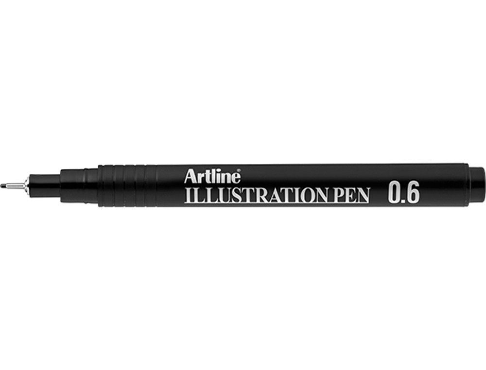 Rotulador artline calibrado micrometrico negro illustration pen ek-286iln punta poliacetal 0,6mm