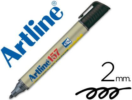 Rotulador Artline Pizarra Ek-157 Negro -Punta Redonda 2 Mm