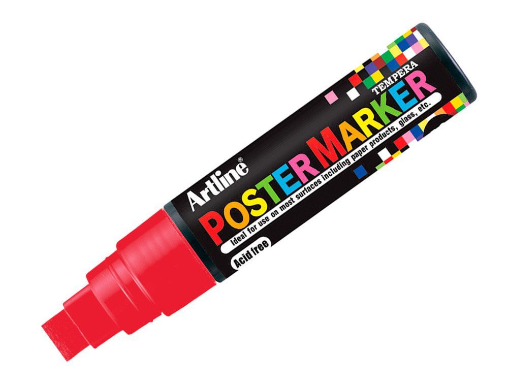 Rotulador Artline Poster Marker Epp-12-Roj Punta Redonda 12 mm Color Rojo