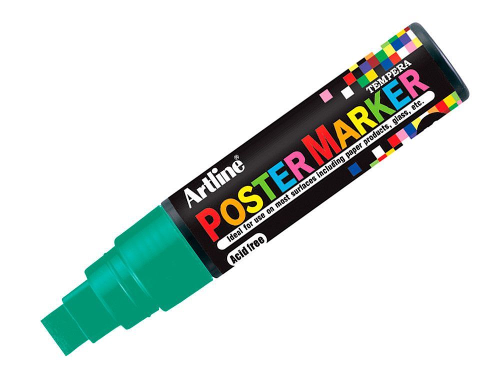 Rotulador Artline Poster Marker Epp-12-Ver Punta Redonda 12 mm Color Verde