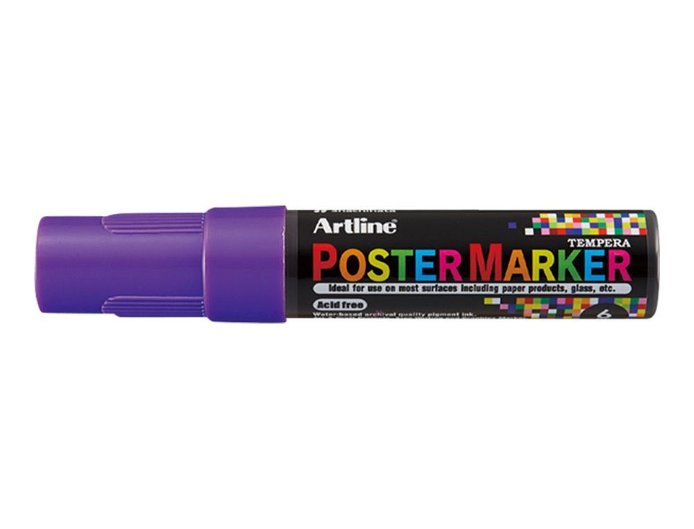 Rotulador artline poster marker epp-6 punta redonda 6 mm color violeta