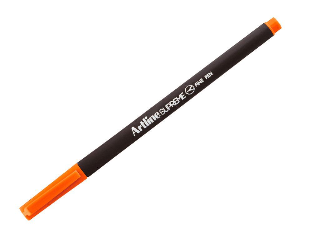 Rotulador artline supreme epfs200 fine liner punta de fibra naranja 0,4 mm