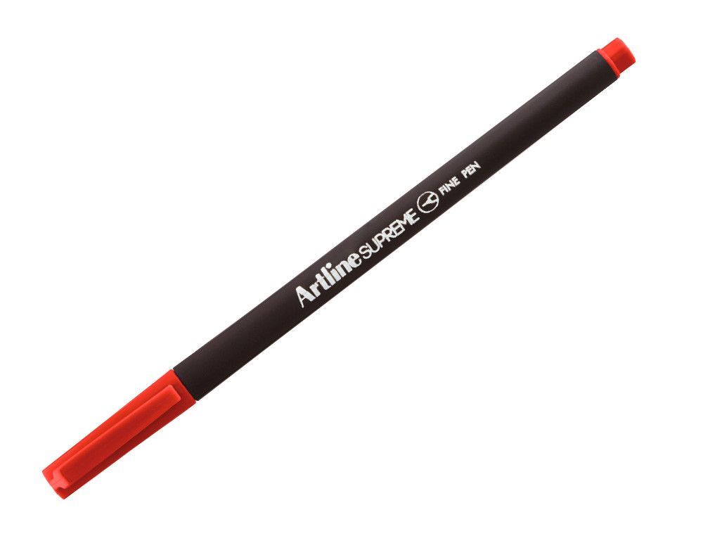 Rotulador artline supreme epfs200 fine liner punta de fibra rojo oscuro 0,4 mm