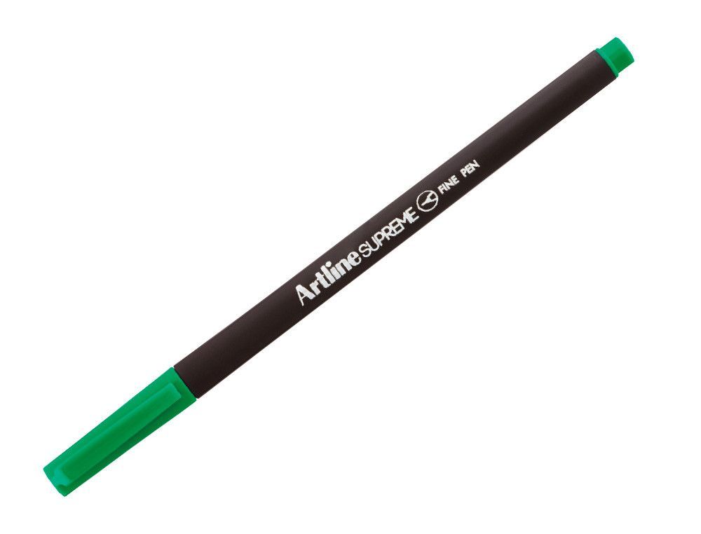 Rotulador artline supreme epfs200 fine liner punta de fibra verde 0,4 mm