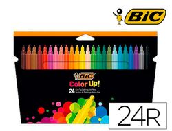Rotulador bic color up estuche de 24 colores surtidos