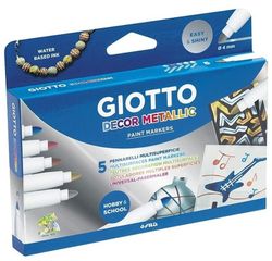 Rotulador color Giotto Decor Metallic 5 und.