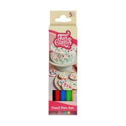 Rotulador comestible set de 5 colores primarios funcakes