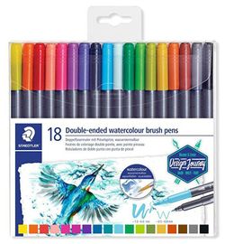 Rotulador doble punta acuarel de staedtler
