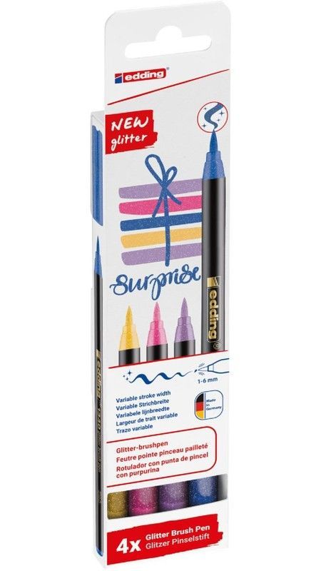 Rotulador Edding 1340 Brushpen PK4