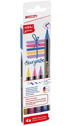 Rotulador Edding 1340 Brushpen PK4