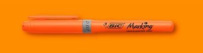 Rotulador fluorescente HIGHLIGHTER BIC, Naranja