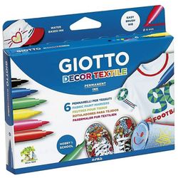 Rotulador Giotto Decor Textile 6 und.