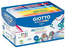 Rotulador Giotto Decor Textile School Pack 48 und.