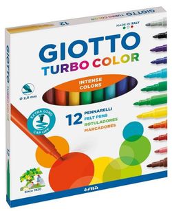Rotulador GIOTTO Turbo Color 12 colores