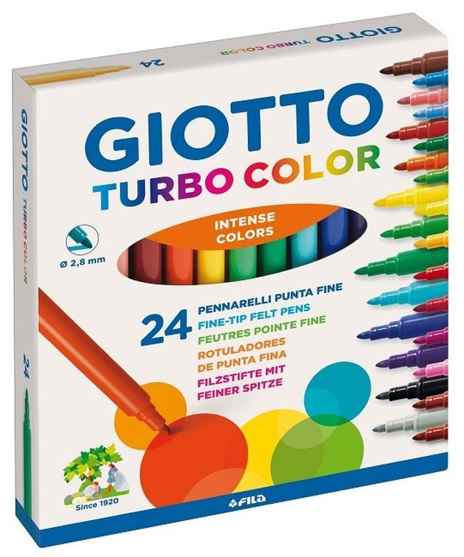 Rotulador GIOTTO Turbo Color 24 colores