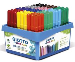 Rotulador GIOTTO Turbo Maxi school pack 108 und.