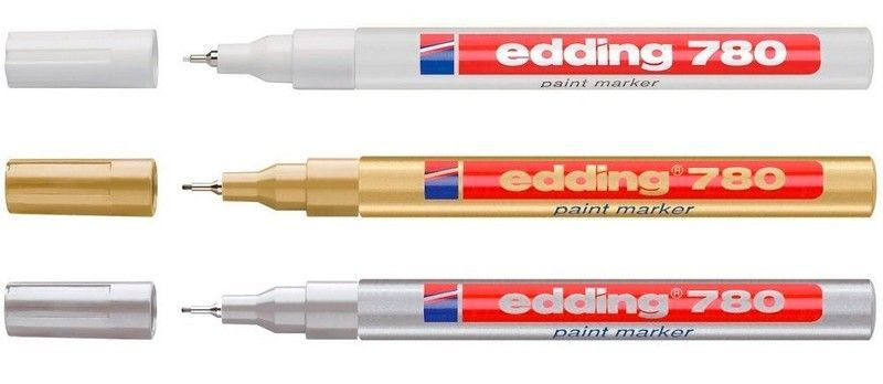 Rotulador opaco edding 780 colores especiales