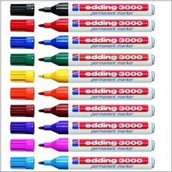 Rotulador permanent edding 3000 punta redonda