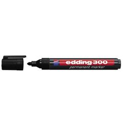 Rotulador permanente EDDING 300. Marcador Perm.Edding 300 Negro Cja.10U